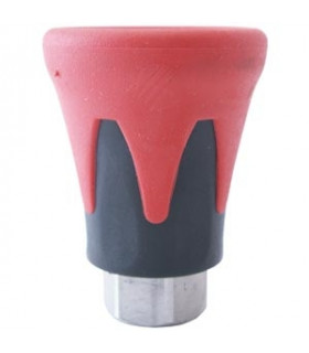 Munstycksskydd svart/röd