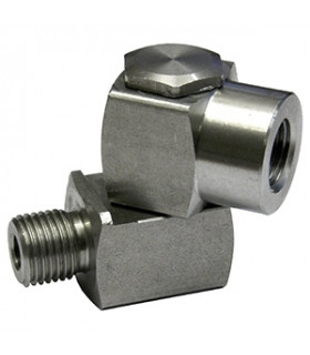 Vinkelled rf 1/4" f 1/4" m