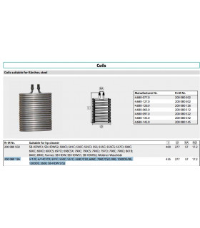 Coils Suitable for Kärcher steel 4.680-126.0