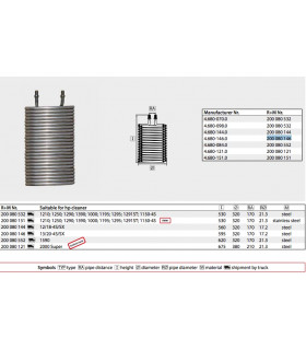 4.680-146.0 Heizschlange geeignet HDS 1 4.680-146.0