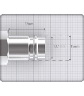Nippel 1/2" utv g. euro xl...
