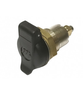 Dosa med lock, 1-polig