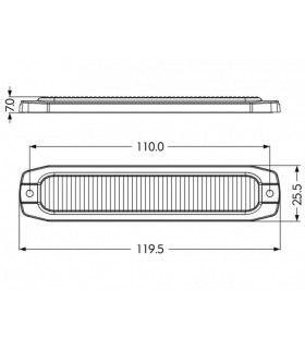 Blixtljus led "fin6" r65...