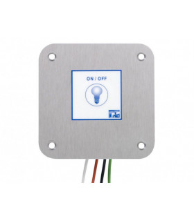 Timer switch 12/24 v, försänkt