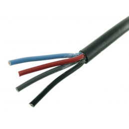 Kabel 4 x 0,75 mm², svart rkkb
