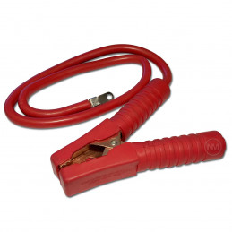 Kabel Med Klämma Röd 16mm 0,6m