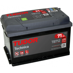 Startbatteri Tudor TB712...