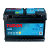 Startbatteri Tudor TK720 Start - Stop AGM 72Ah