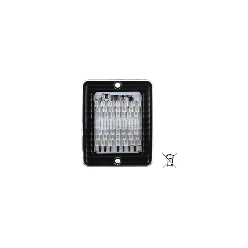 Led baklampa briod bak-bromslampa klart glas 10-30 v