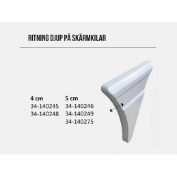 Skärmkil Large Standard