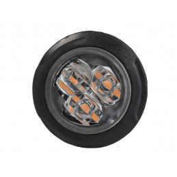 Blixtljus Runt 3 Led Orange 3m