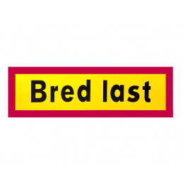 Bred Last Skylt 1200x400x2 Mm