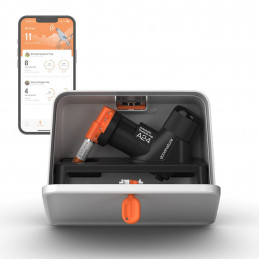 Professionellt kit med Goodnature A24 råttfälla, digital räknare och detektorkort.