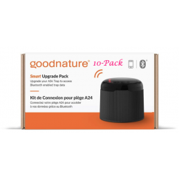 10-pack Goodnature Smart Cap för Bluetooth-anslutning av A24 råttfälla till smartphone-app.
