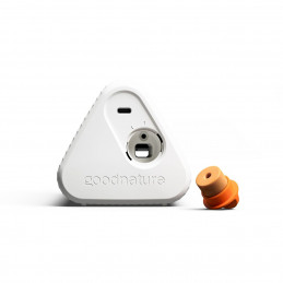 Två stycken runda betesdonuts med lockmedel för Goodnature musfällor illustrationsbild