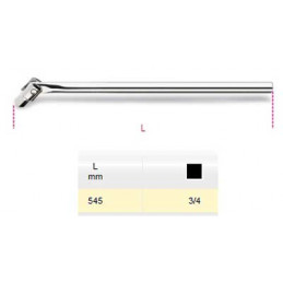 Dragskaft 3/4" ledat