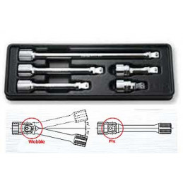 Förlängarsats 1/2" wobbel...
