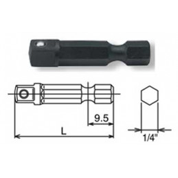 Hylsfäste 1/4"x1/4"  35mm
