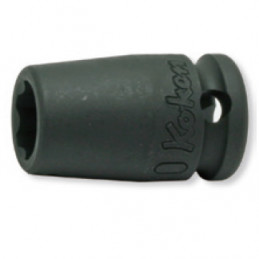 Krafthylsa 3/8" KORT x 22mm