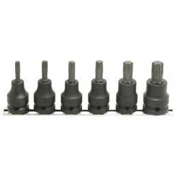 Torxtappsats 1/2" kraft T30-60