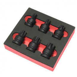 Torxtappsats 1/2" T55-T100