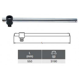 Dragskaft 1" 550mm