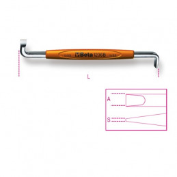 Vinkelmejsel spår 0,8X4mm