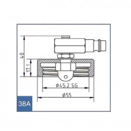Bromslock nr 38A