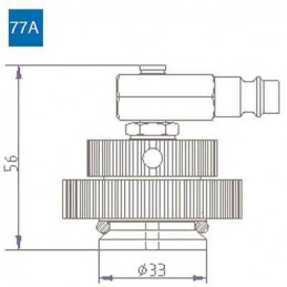 Bromslock nr 77-A 668W