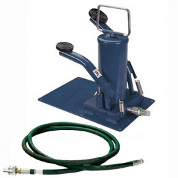 Hydraulpump, Fotpump med slang