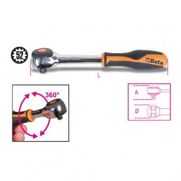 Spärrskaft 1/2"