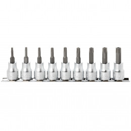 Torxtappsats 3/8" T10-T50...