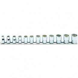 Hylssats 3/8" 12kant 8-19