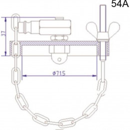 Bromslock nr 54-A