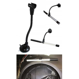 Flexibel arm med sugpropp