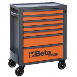 Verktygsvagn 7 lådor Orange